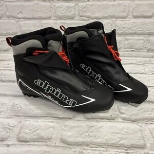 Alpina T5 Plus Touring Cross Country Ski Boots EU 43 US 9.5 Thinsulate - Nice!!